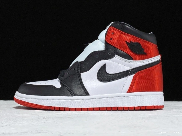 CD0461-016 Air Toe High Black 1 Retro Jordan Satin 0813